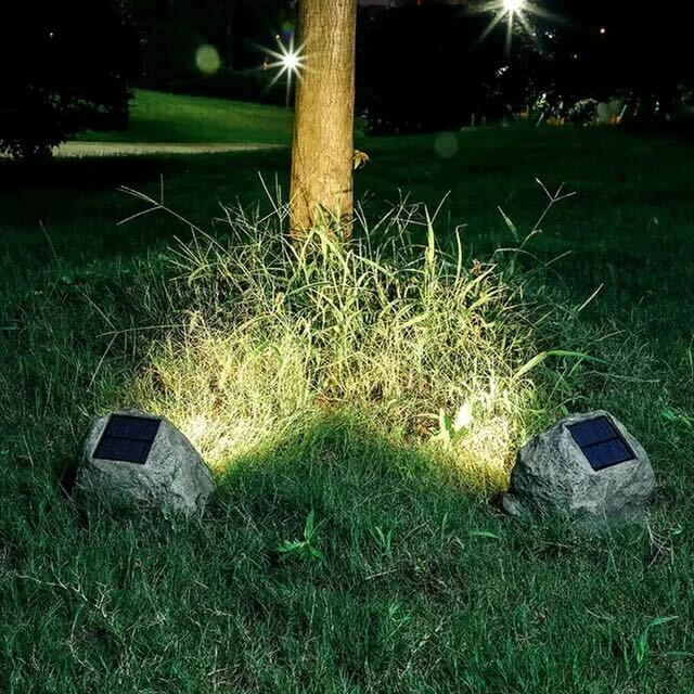 چراغ خورشیدی LED فضای باز ترالوم استون ضدآب IP65