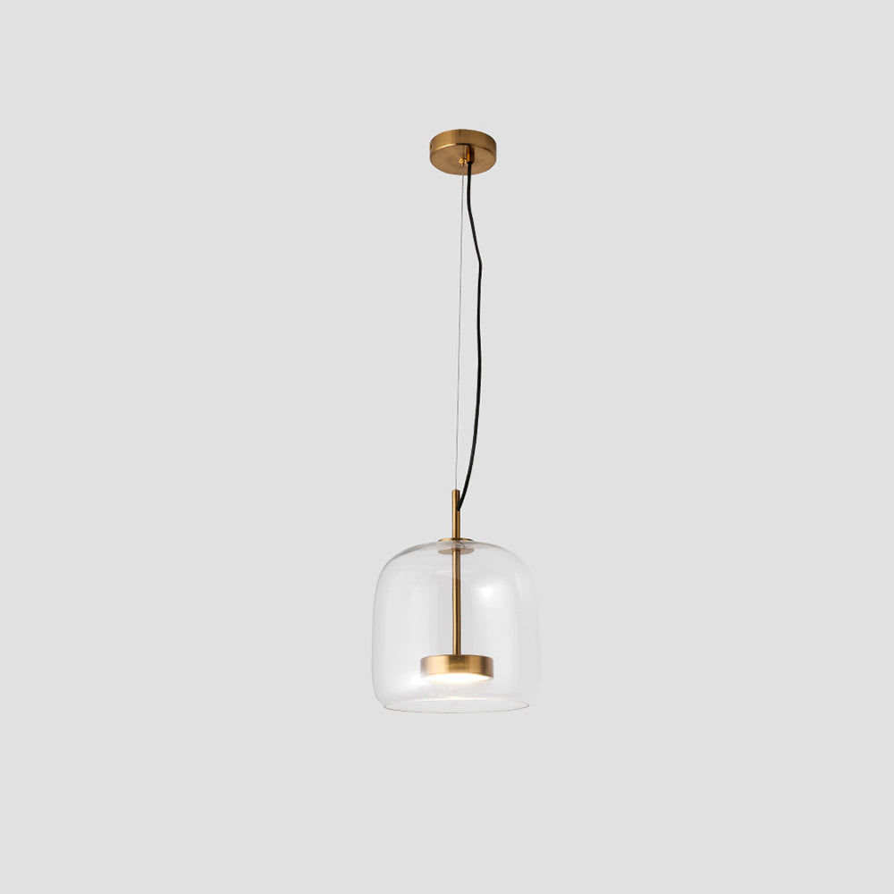 Altın ve Kehribar Kaplamalı Odalar İçin Aurex Retro LED Sarkıt Lamba