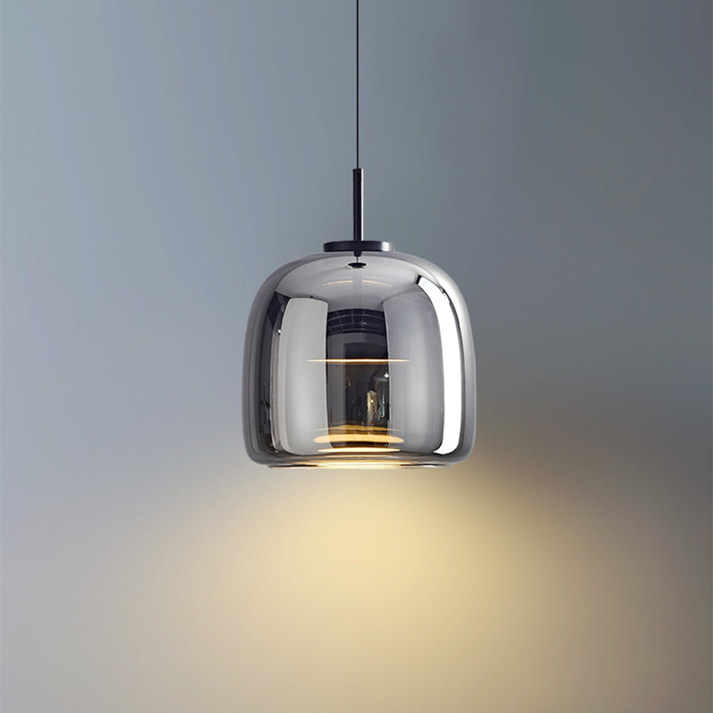 Altın ve Kehribar Kaplamalı Odalar İçin Aurex Retro LED Sarkıt Lamba