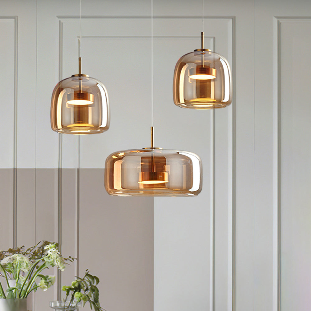 AuroraVale Retro LED závěsné svítidlo do obývacího pokoje