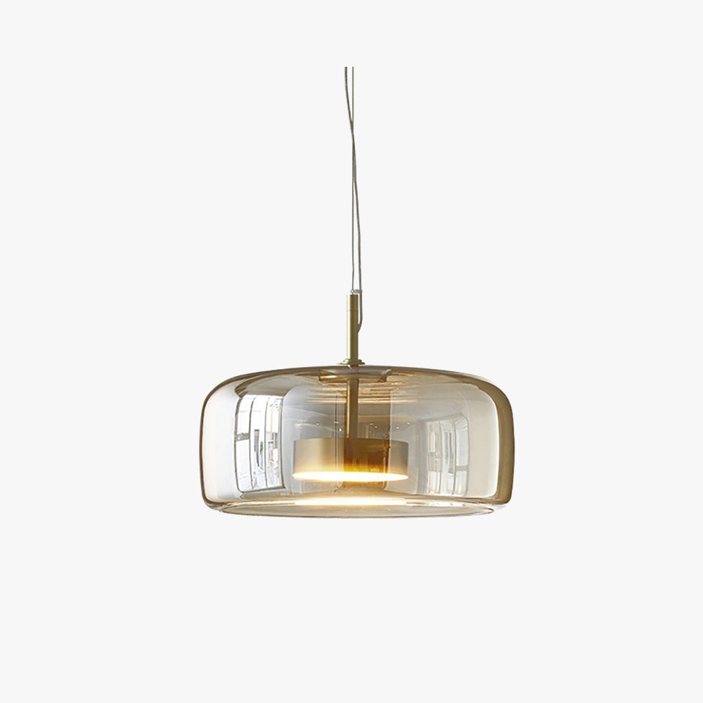 Altın ve Kehribar Kaplamalı Odalar İçin Aurex Retro LED Sarkıt Lamba