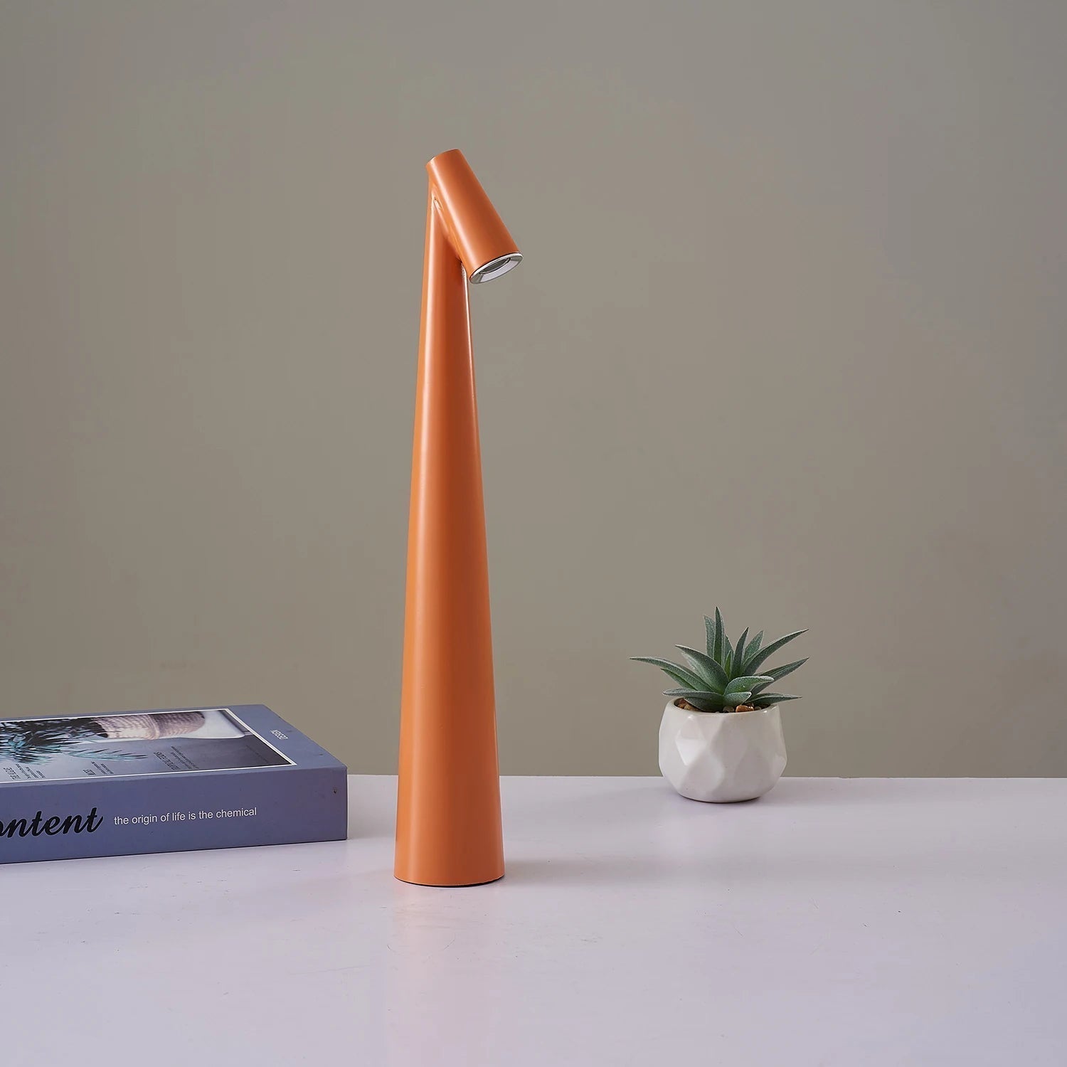 LumiNord Wireless Nordic Touch Lamp , 3-Level Dimming, 10h