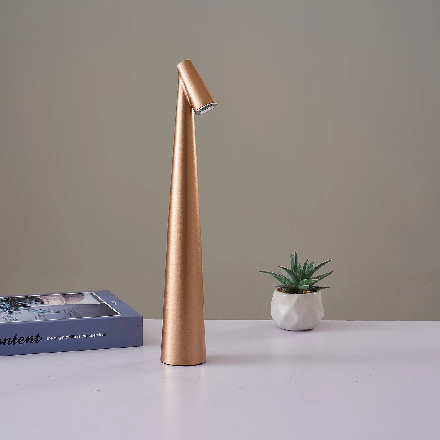 LumiNord Wireless Nordic Touch Lamp , 3-Level Dimming, 10h