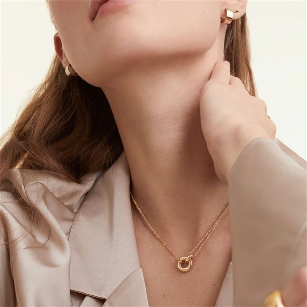 Avery Hoop Chain Halsband