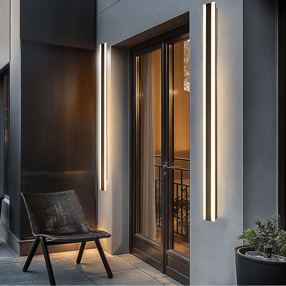 AstraLux Aluminum Long Strip Outdoor LED Wall Light for Exterior