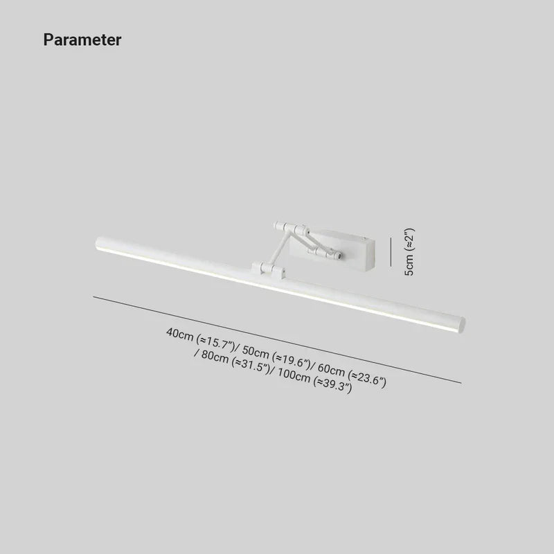 NyraLoft Minimalistische LED-Metall-Wandleuchte Schwarz und Weiß