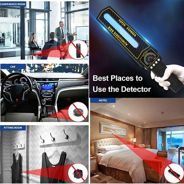 GuardScan Dispozitiv GPS cu Moduri Multiple și Detector Ascuns de Cameră