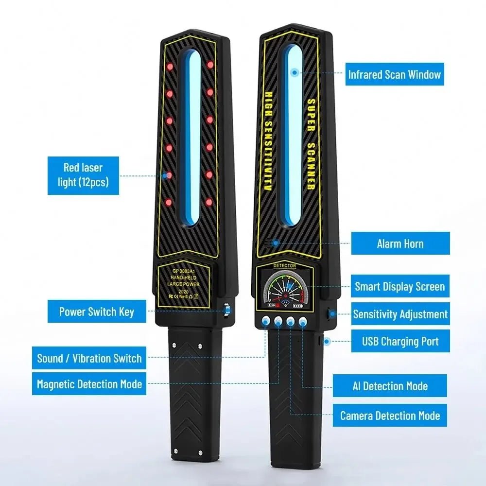 GuardScan Dispozitiv GPS cu Moduri Multiple și Detector Ascuns de Cameră