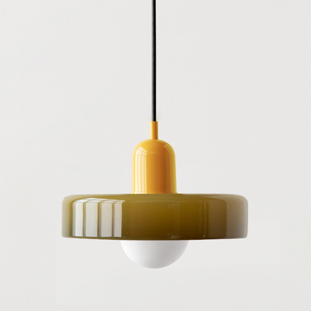 Veyra Glass Pendant Light For Modern Bauhaus Living