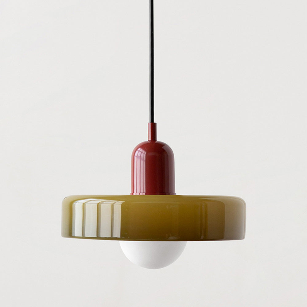 Veyra Glass Pendant Light For Modern Bauhaus Living