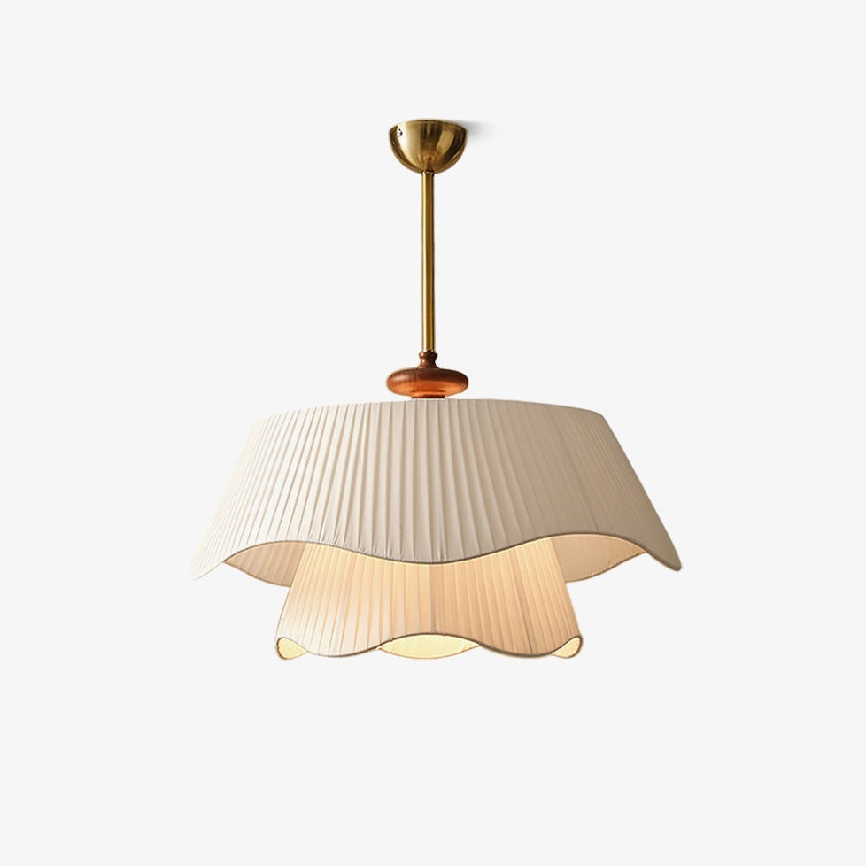 Averin Pendant Light in Metal Glass Wood Modern Design