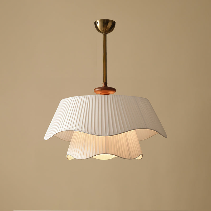 Averin Pendant Light in Metal Glass Wood Modern Design