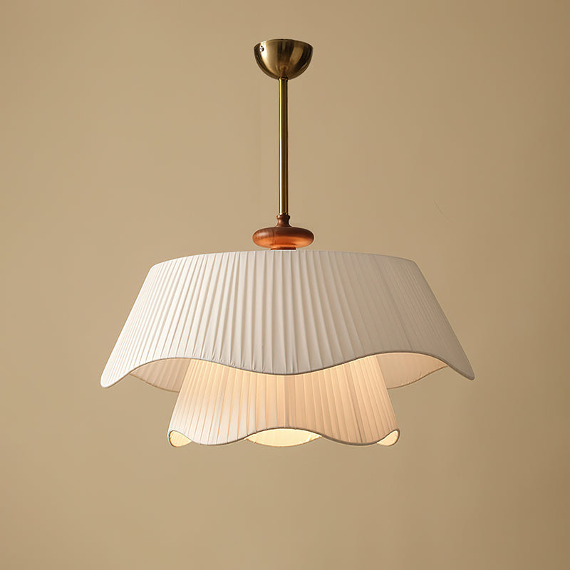 Averin Pendant Light in Metal Glass Wood Modern Design