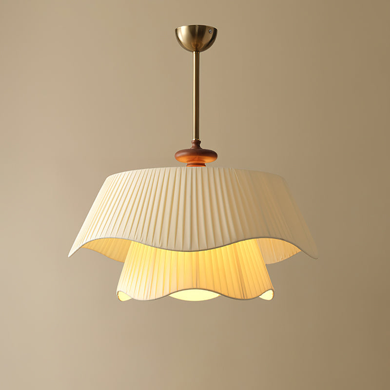 Averin Pendant Light in Metal Glass Wood Modern Design