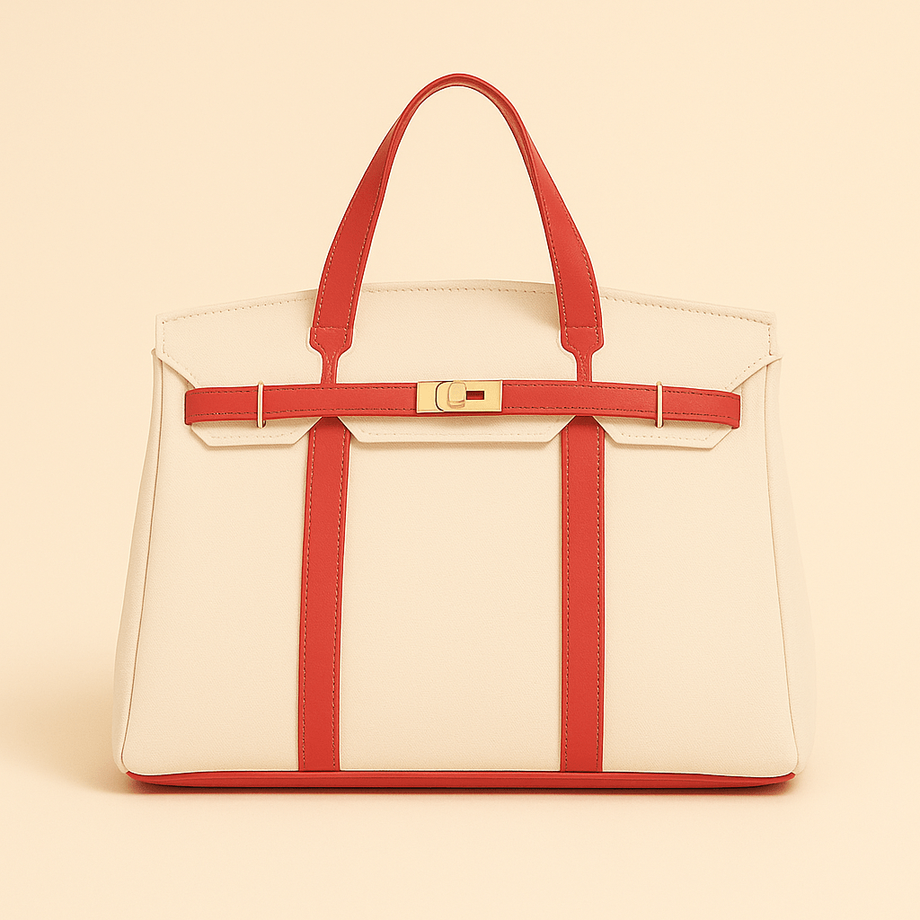 AzureVale Classic Cotton Canvas Tote With Reinforced Steel Design