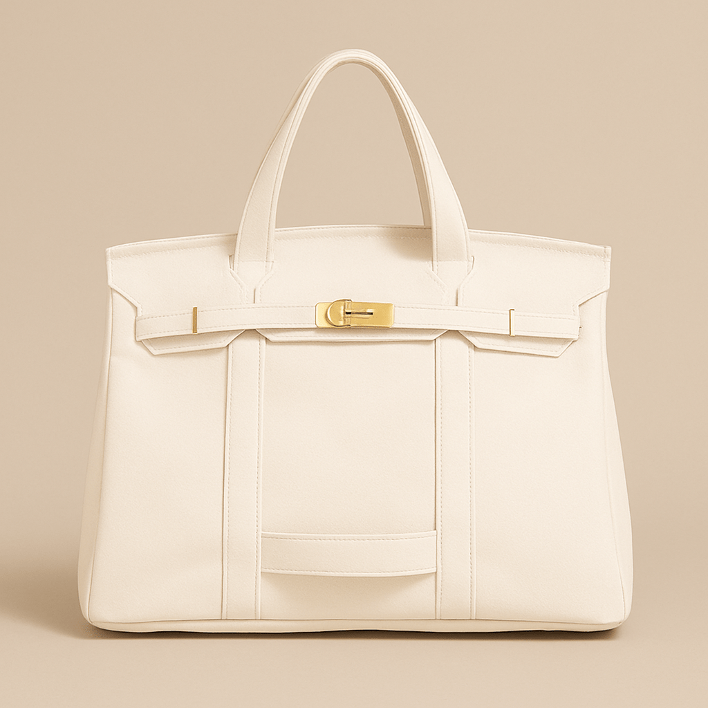 AzureVale Classic Cotton Canvas Tote With Reinforced Steel Design