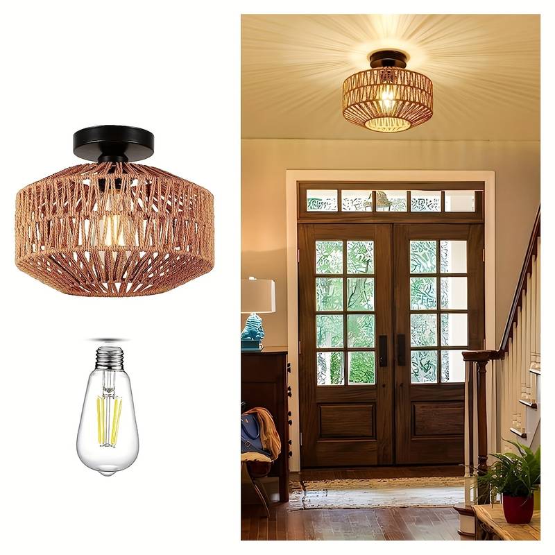 Lyvara Boho závěsná lampa ručně vyráběná eklektická stropní svítidlo