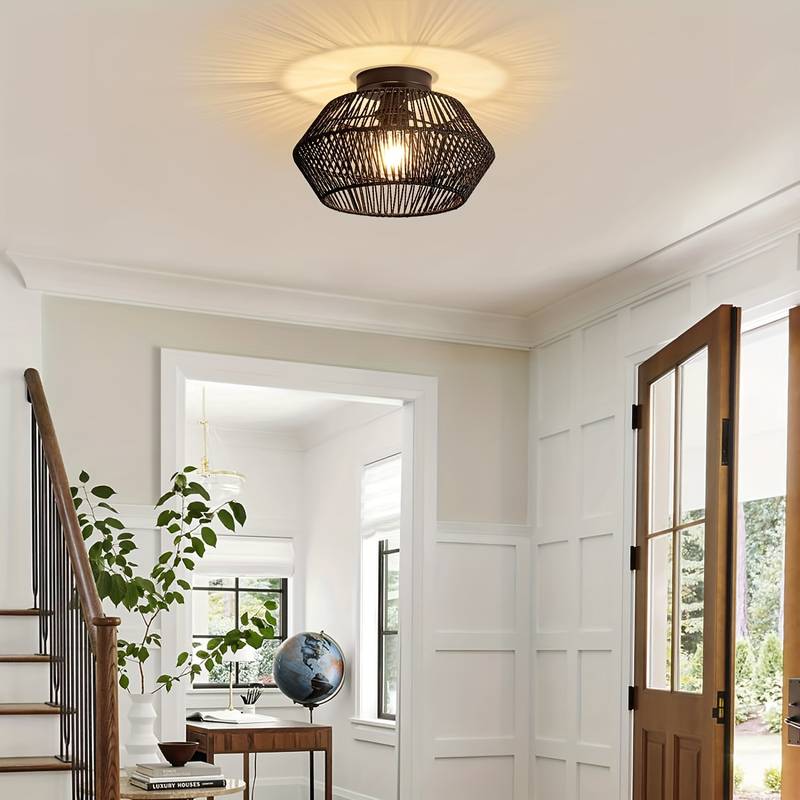 Závěsná lampa Nyara Boho Ručně vyrobená pro eklektické světlo