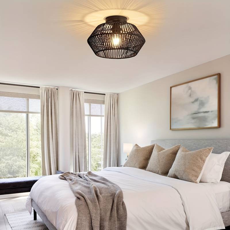Závěsná lampa Nyara Boho Ručně vyrobená pro eklektické světlo