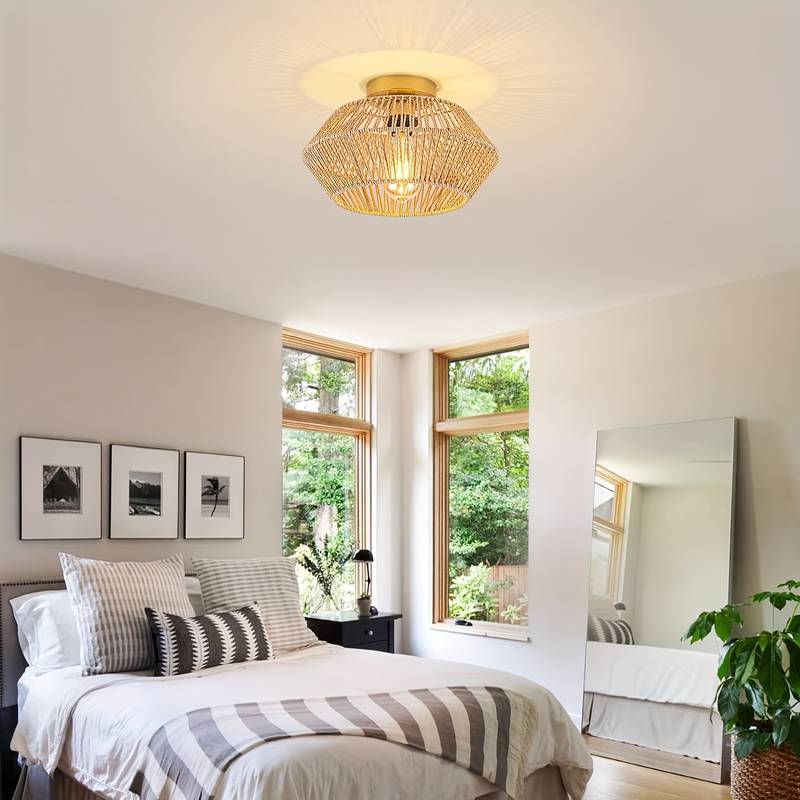 Závěsná lampa Nyara Boho Ručně vyrobená pro eklektické světlo