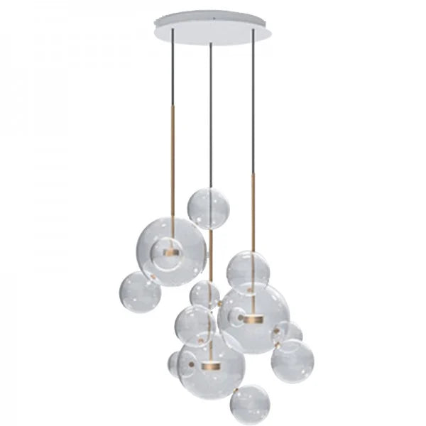 Lampa wisząca OrbisGlow Sphere z wysokiej jakości diodami LED do nowoczesnych wnętrz