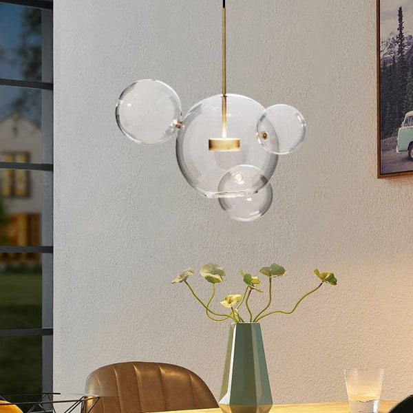 Lampa wisząca OrbisGlow Sphere z wysokiej jakości diodami LED do nowoczesnych wnętrz