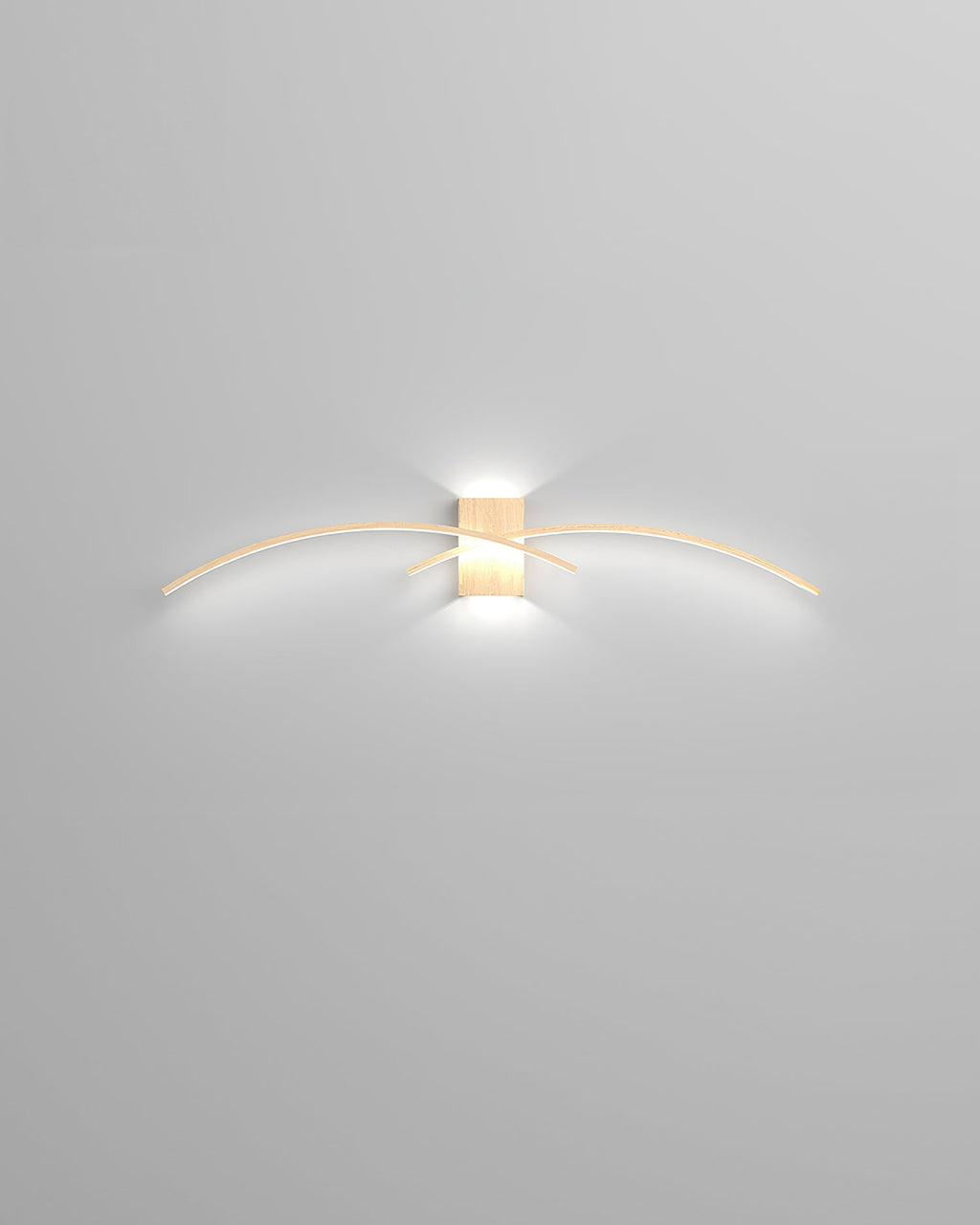 Lyra Wood Grain Minimalist LED Wall Light for Modern Interiors Eco Lighting