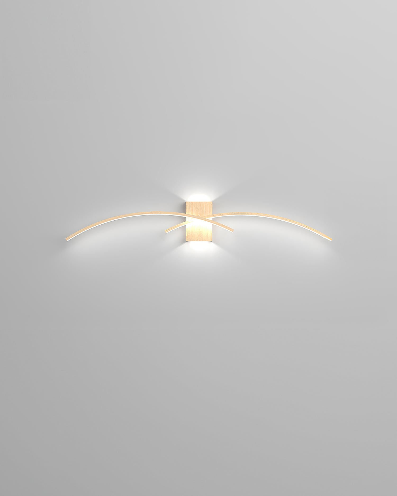 Lyra Wood Grain Minimalist LED Wall Light for Modern Interiors Eco Lighting