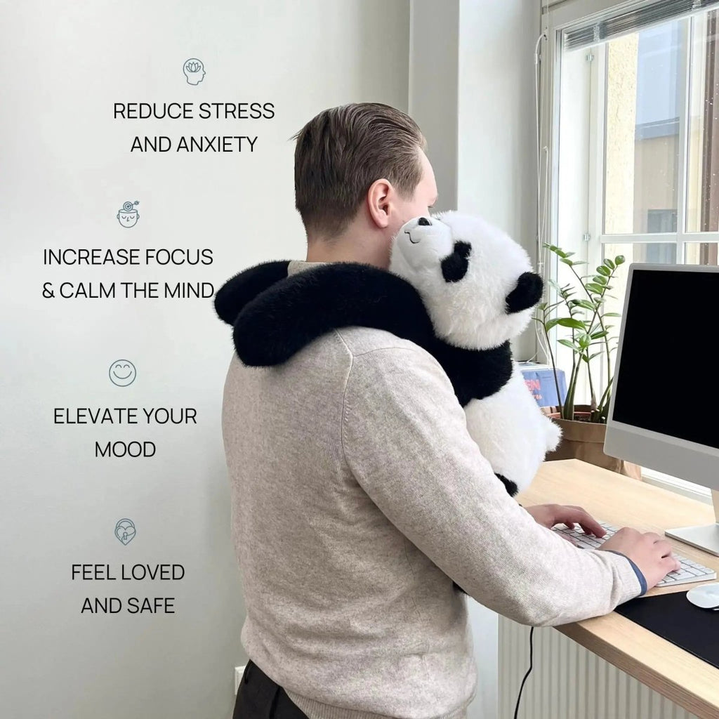 CalmHug Ultra Yumuşak Suni Kürklü Stres Giderici Sarılma Arkadaşı