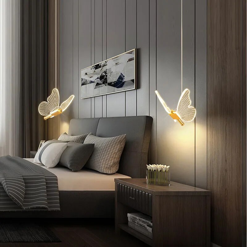 Lampa wisząca Astraea Butterfly do salonu i pokoju dziecięcego