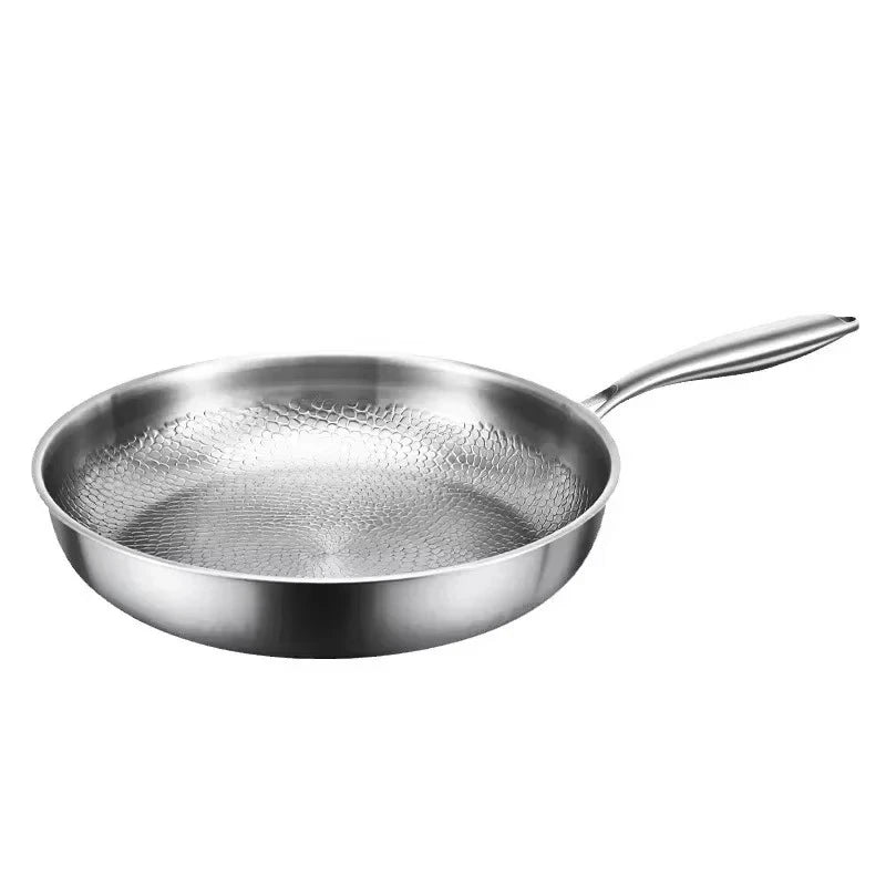 QuellForge Hammered Titanium Nonstick Frying Pan for Induction and Everyday Cooking