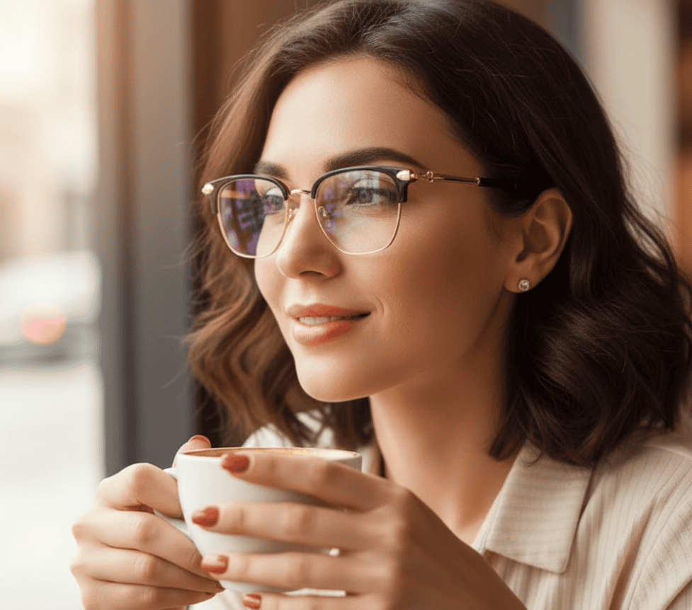 عینک مطالعه فوق‌العاده سبک LumaSight با محافظ نور آبی