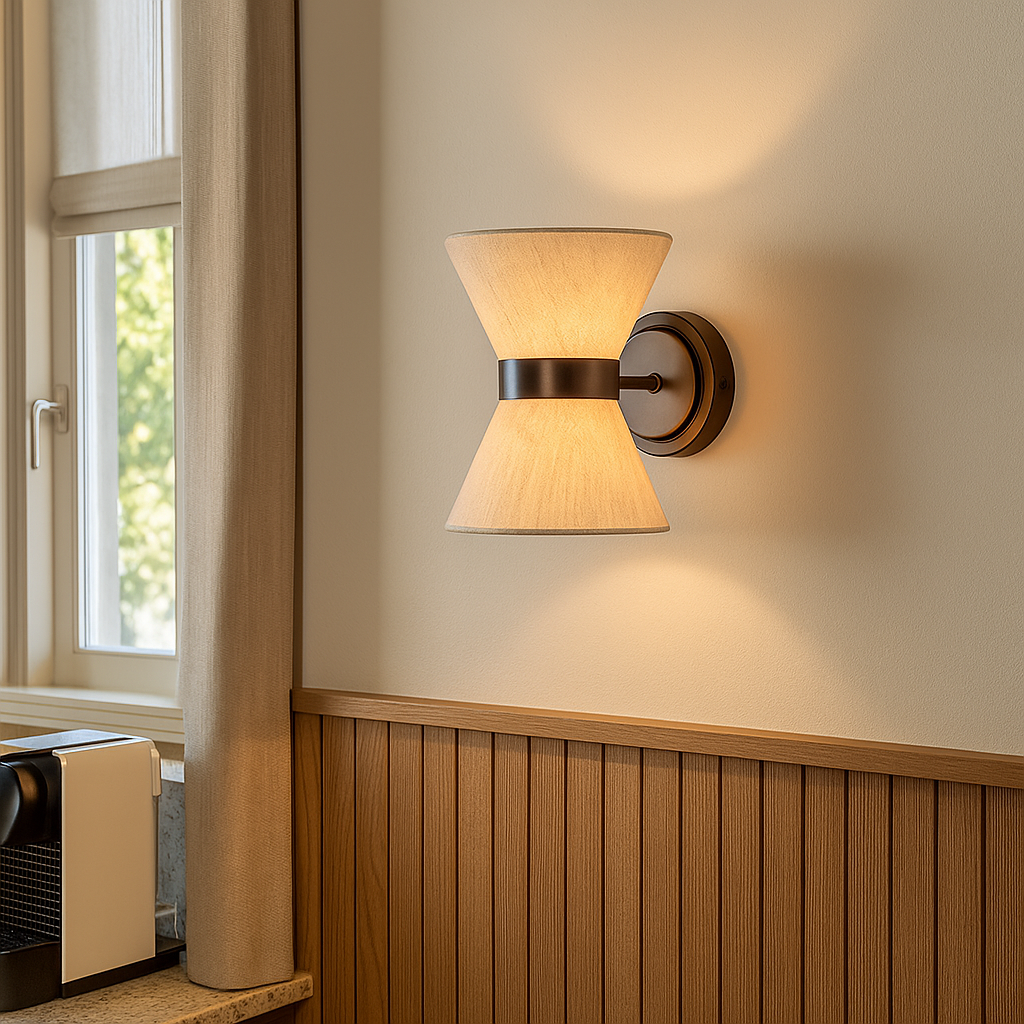 LumiWabi Silk Wall Light in Wabi Sabi Minimalist Style