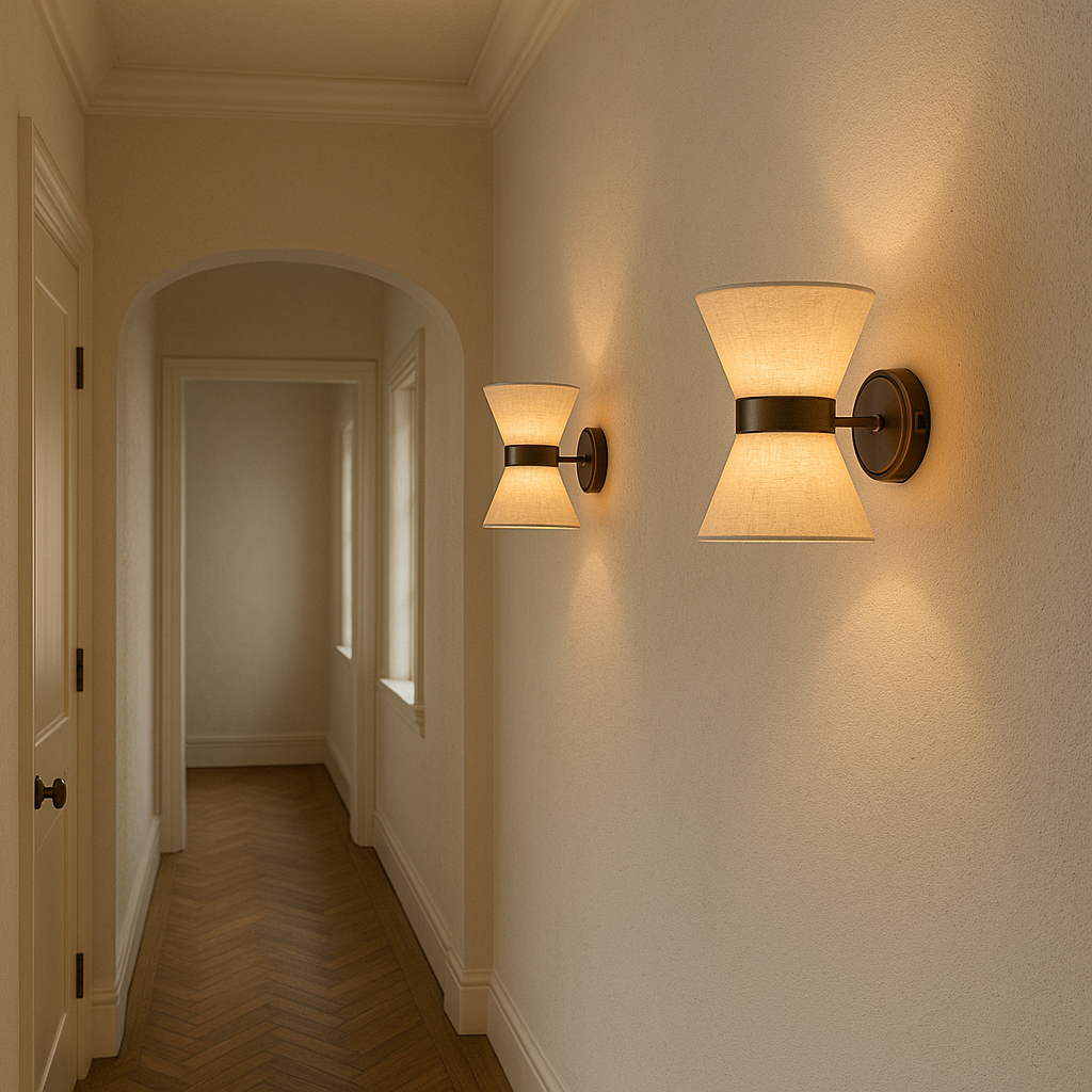 LumiWabi Silk Wall Light in Wabi Sabi Minimalist Style