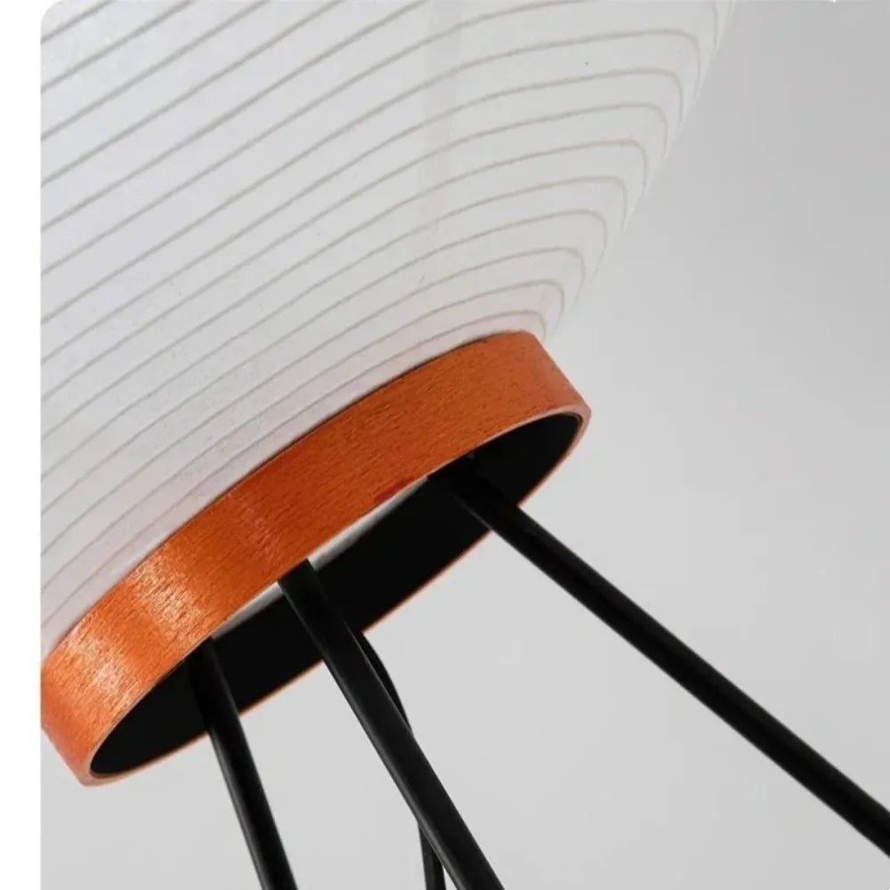 SoraLum Rispapperlampa med japansk Wabi Sabi-glöd