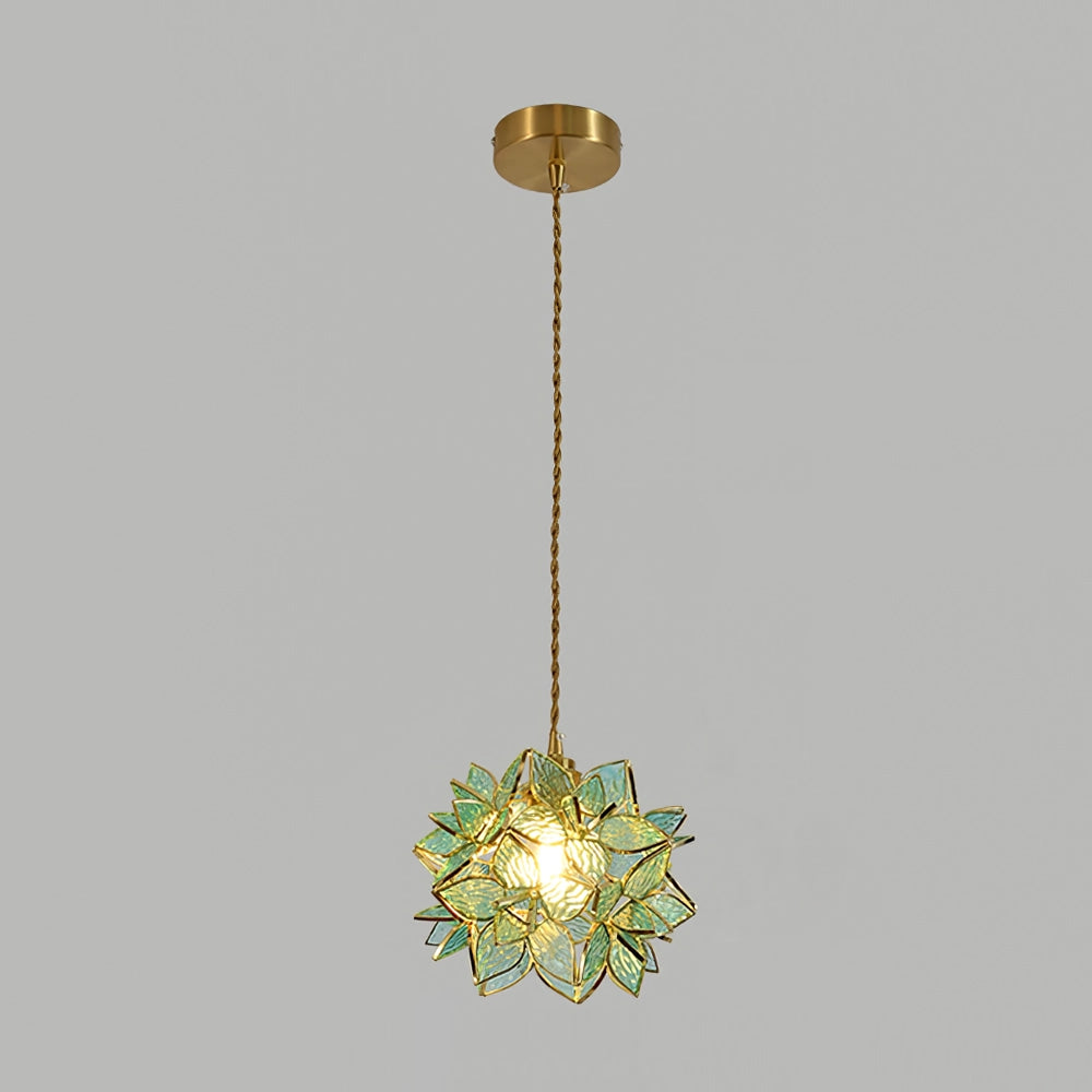 Závěsná lampa z mušle Capiz ručně vyrobená pro moderní a klasické interiéry