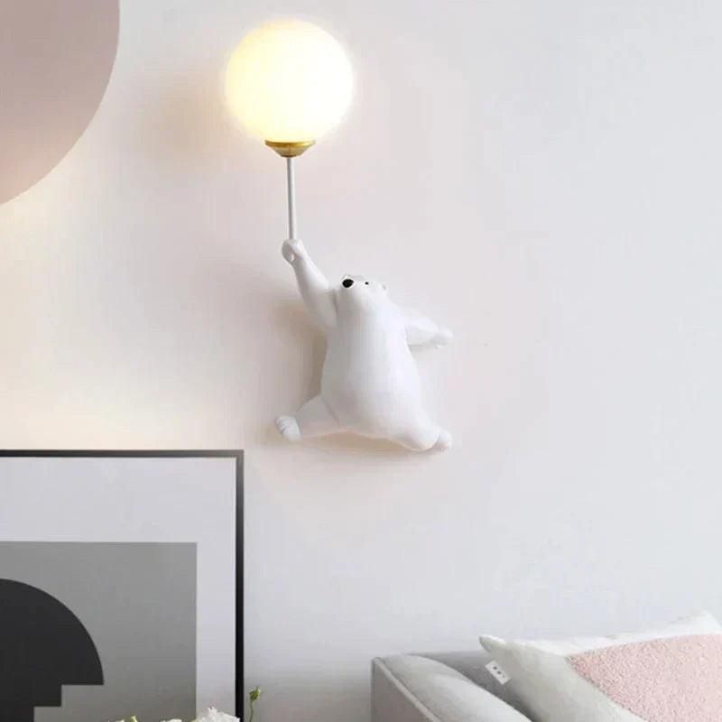چراغ دیواری کارتونی تون‌گلو برای کودکان، چراغ شب رنگارنگ