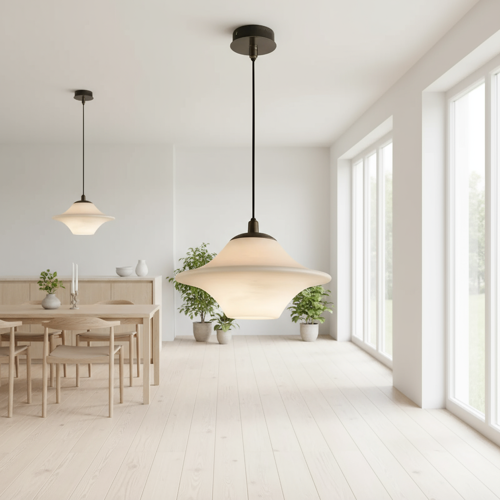 Astra Minimalist Marble Pendant Light for Dining Areas