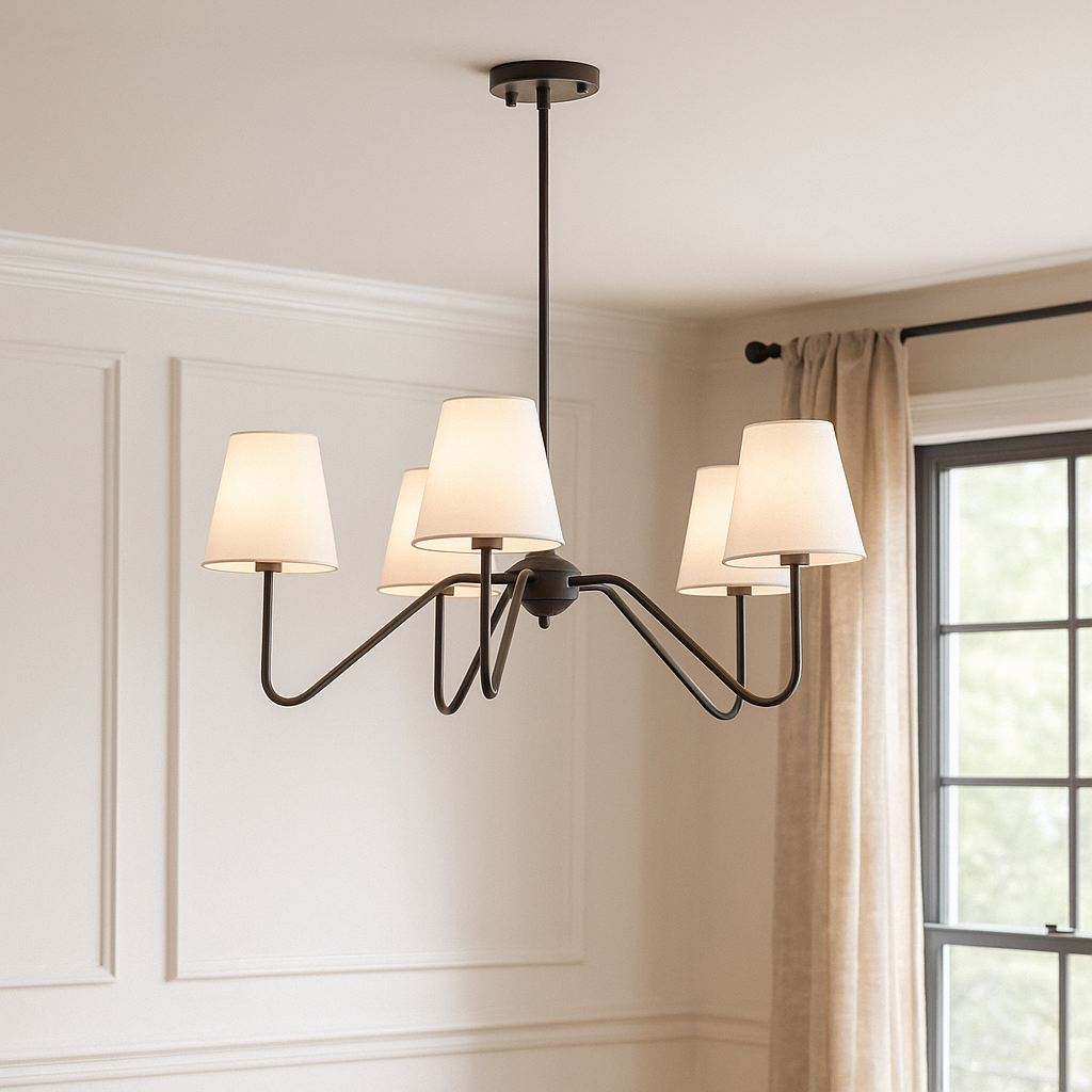 Velora Silk Pendant Light for Bedroom with Soft Glow
