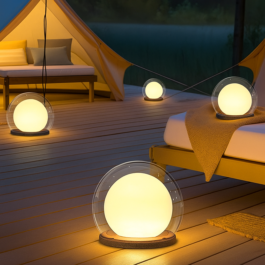 Noctara MoonGlow Solar Outdoor Lantern With Soft Ambient Glow