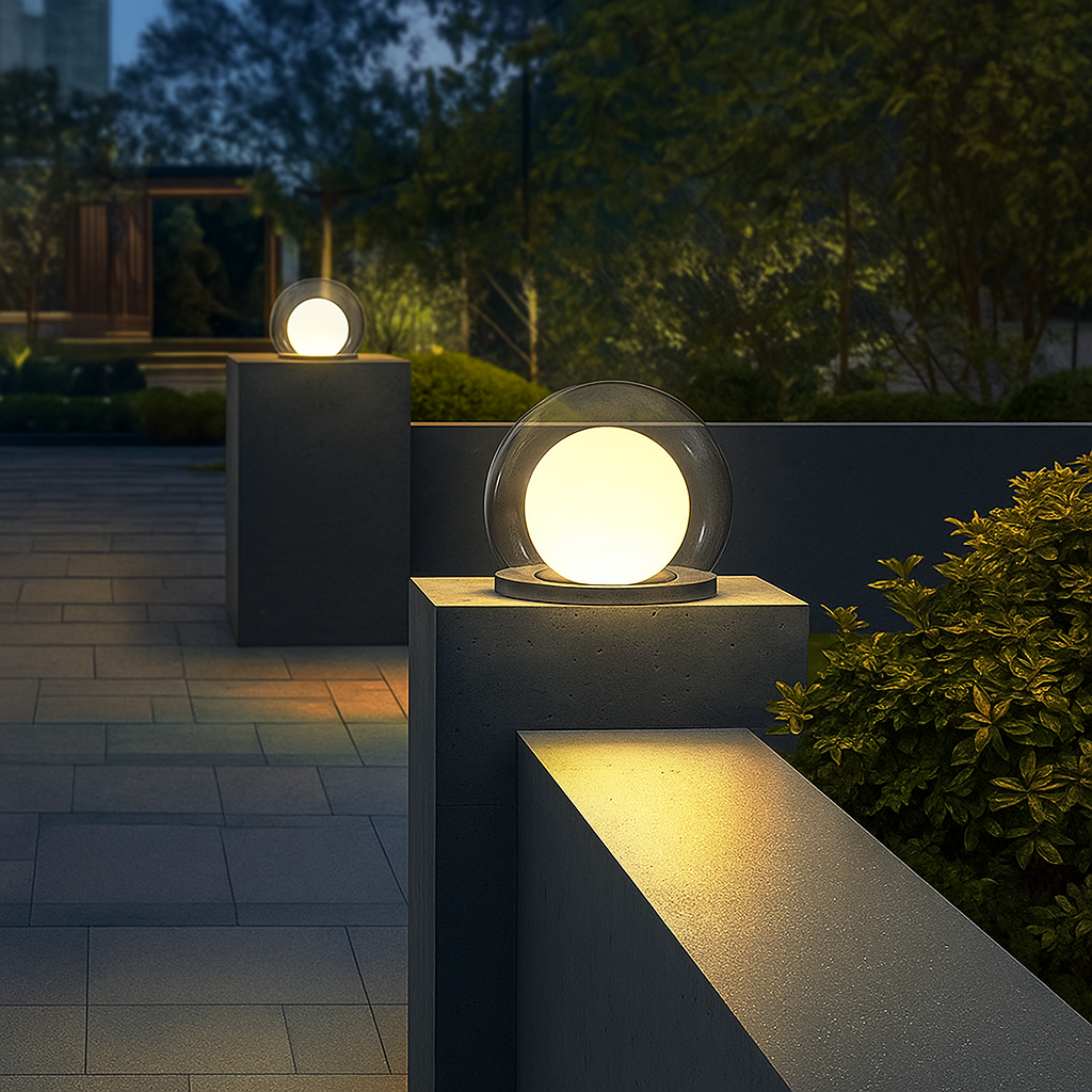 Noctara MoonGlow Solar Outdoor Lantern With Soft Ambient Glow