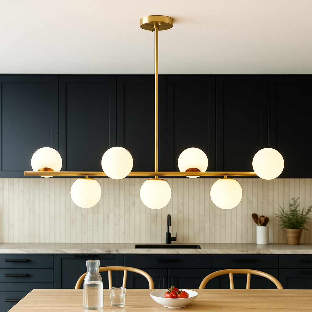 Astraea Gold Esstisch-Kronleuchter