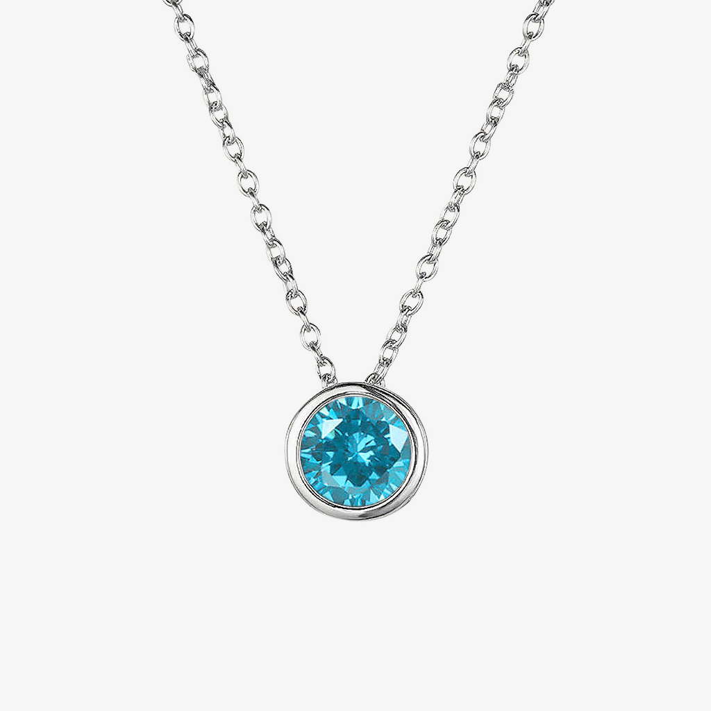 Collana Luna con Pietra di Nascita