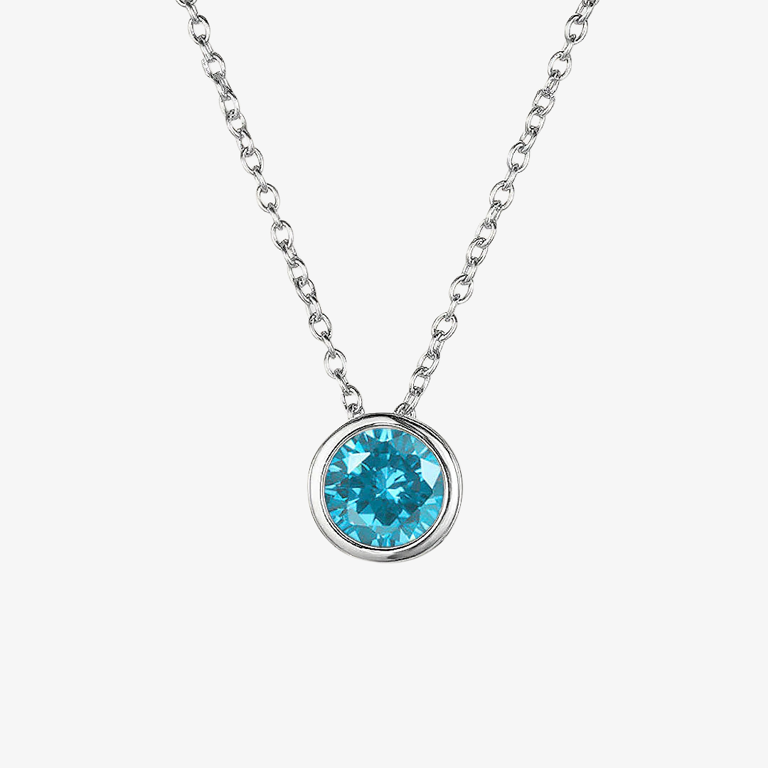 Collana Luna con Pietra di Nascita