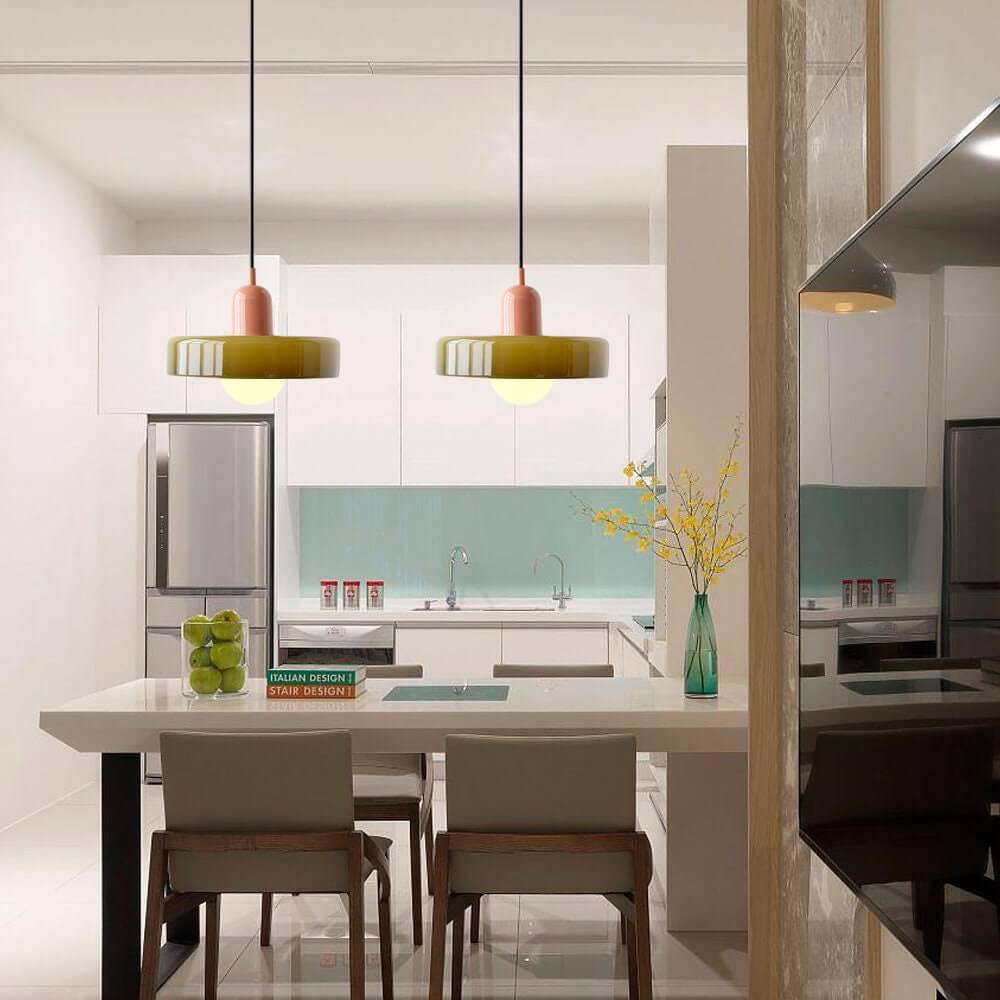 Colorful glass pendant lamp - Modern design 4
