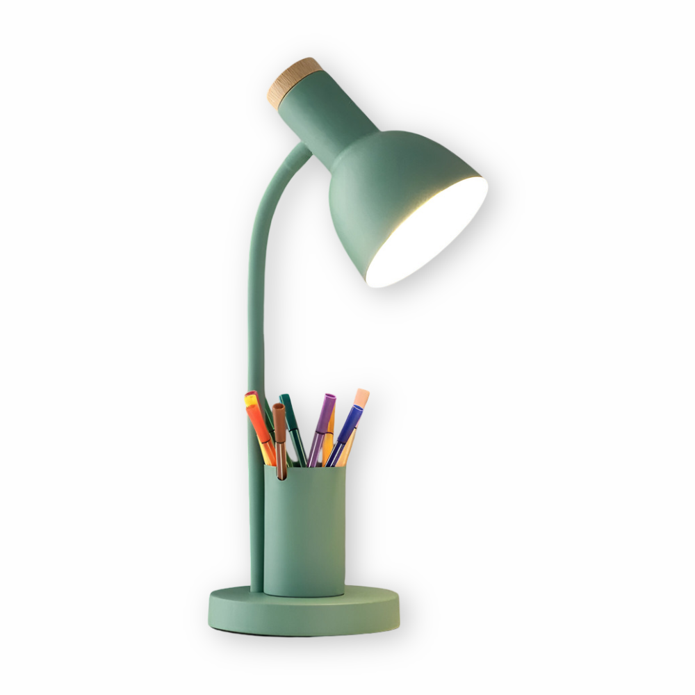 AstraLuma Moderne LED-Schreibtischlampe mit integriertem Stifthalter