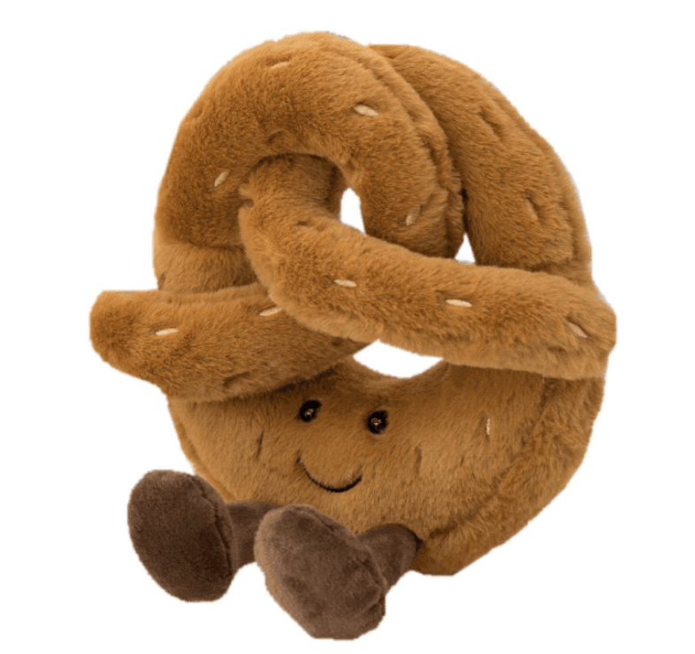 Crescent Pastry Plush Toy Soft Food Themed Cuddle Companion