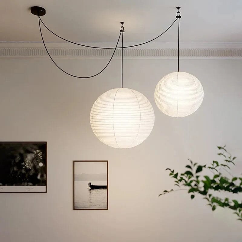 Astra Parisian Paper Balloon Pendant Lights With Cozy Glow