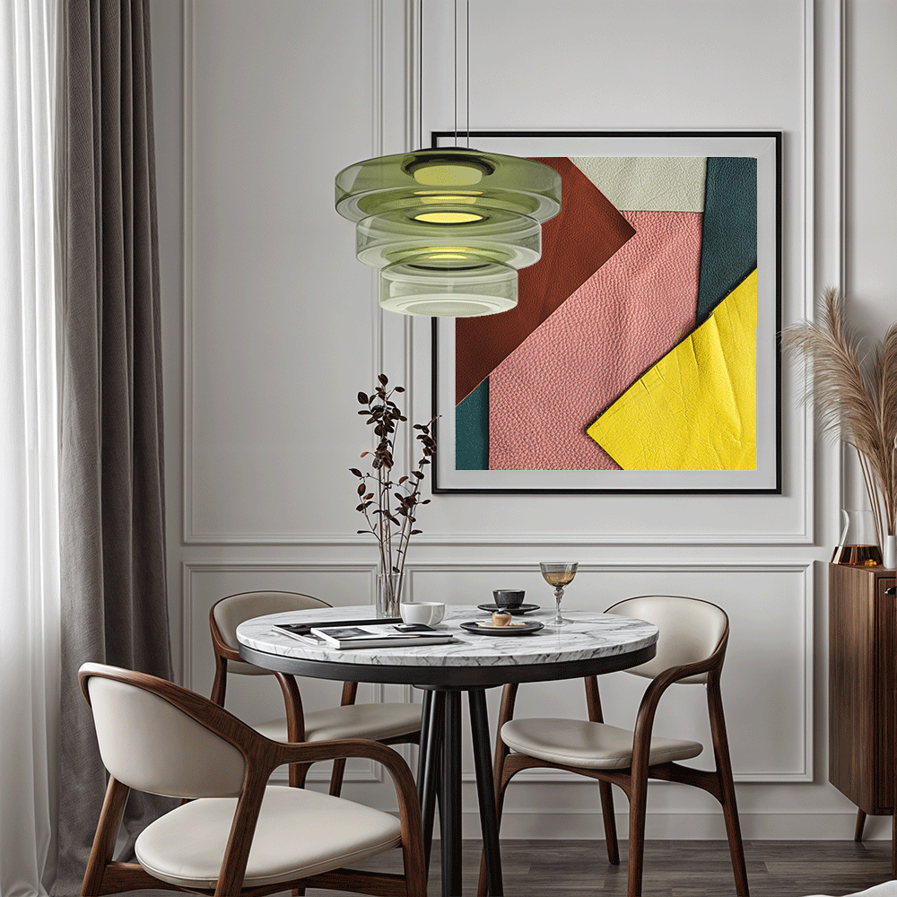 Nordisk glasspendel for moderne stuer og kafeer