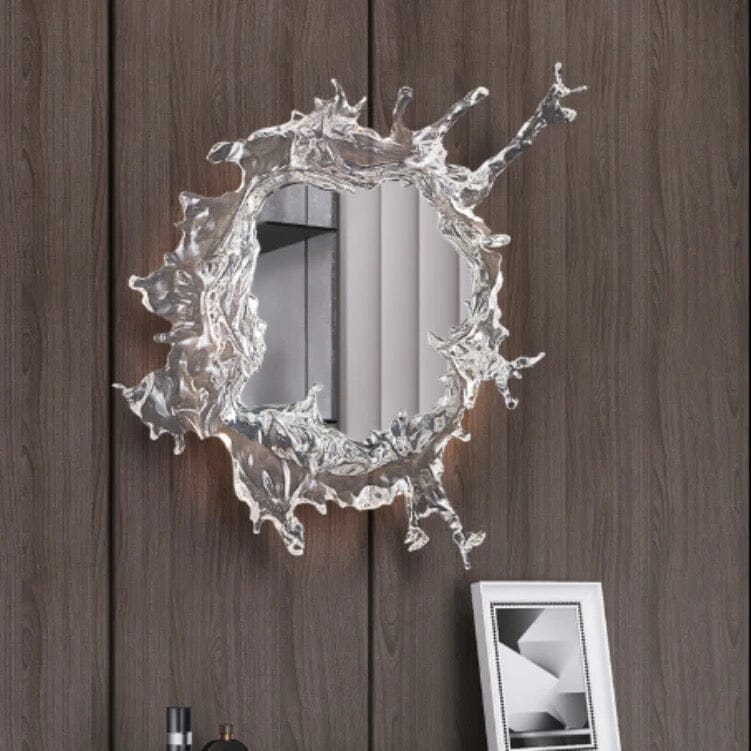 Water Splash LED Mirror Wall Lamp With Waterproof Resin Design